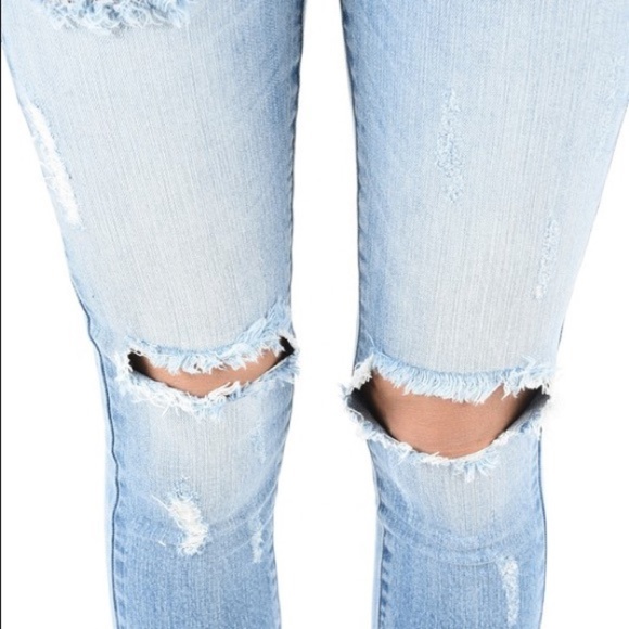 DAISY JANE Distressed Skinny Jeans - Picture 2 of 5